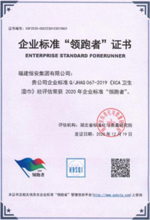Certificate of Enterprise<br>Standard Forerunner